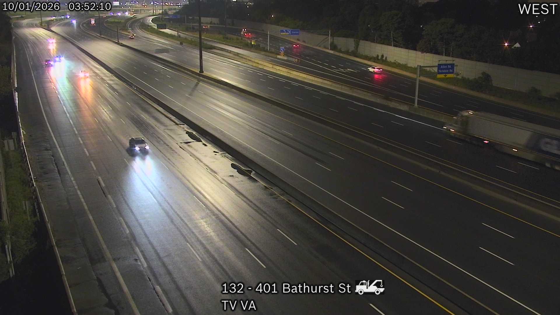Highway 401 at Bathurst Street