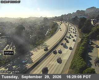 CA-280 - TV306 -- I-280 : AT MISSION ST - South