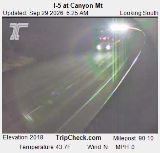 I-5 at Canyon Mt