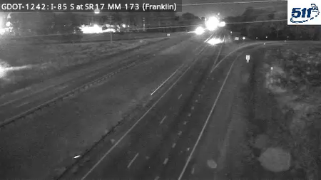 GDOT-1242: I-85 S at SR17 MM 173 (Franklin)