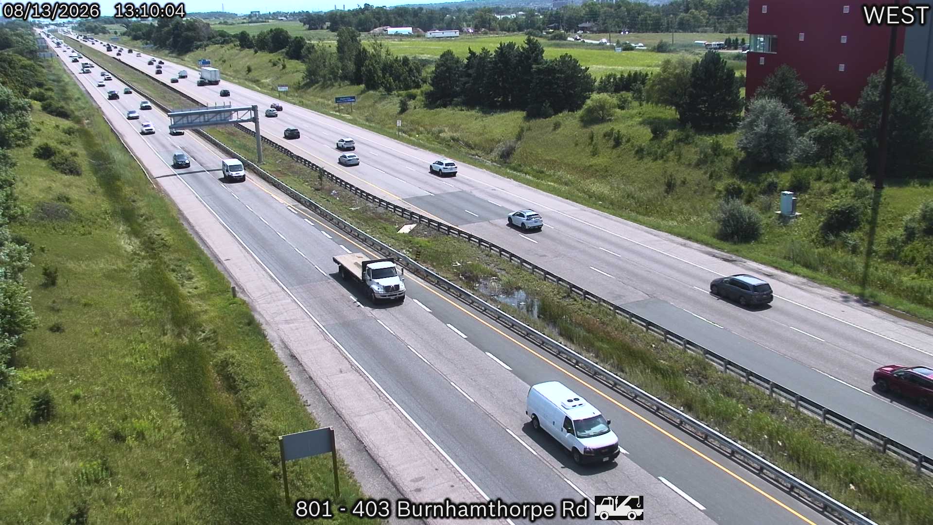 Highway 403 near Burnhamthorpe Road