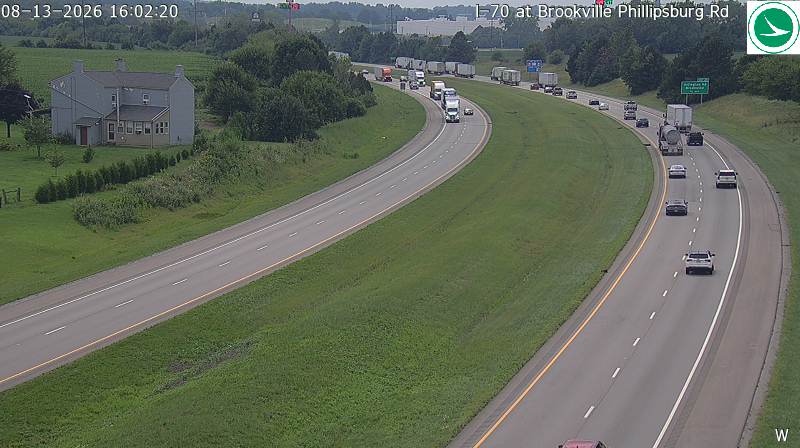 I-70 at Brookville Phillipsburg Rd