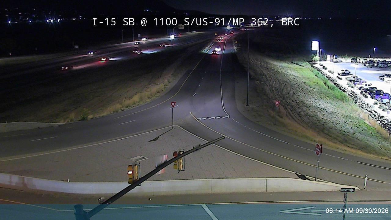 I-15 SB @ 1100 S / US-91 / MP 362, BRC