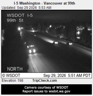I-5 Washington - Vancouver at 99th