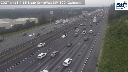 GDOT-0101: I-85 S past CenterWay MM 100 (Gwinnett)