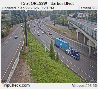 I-5 at ORE99W - Barbur Blvd.