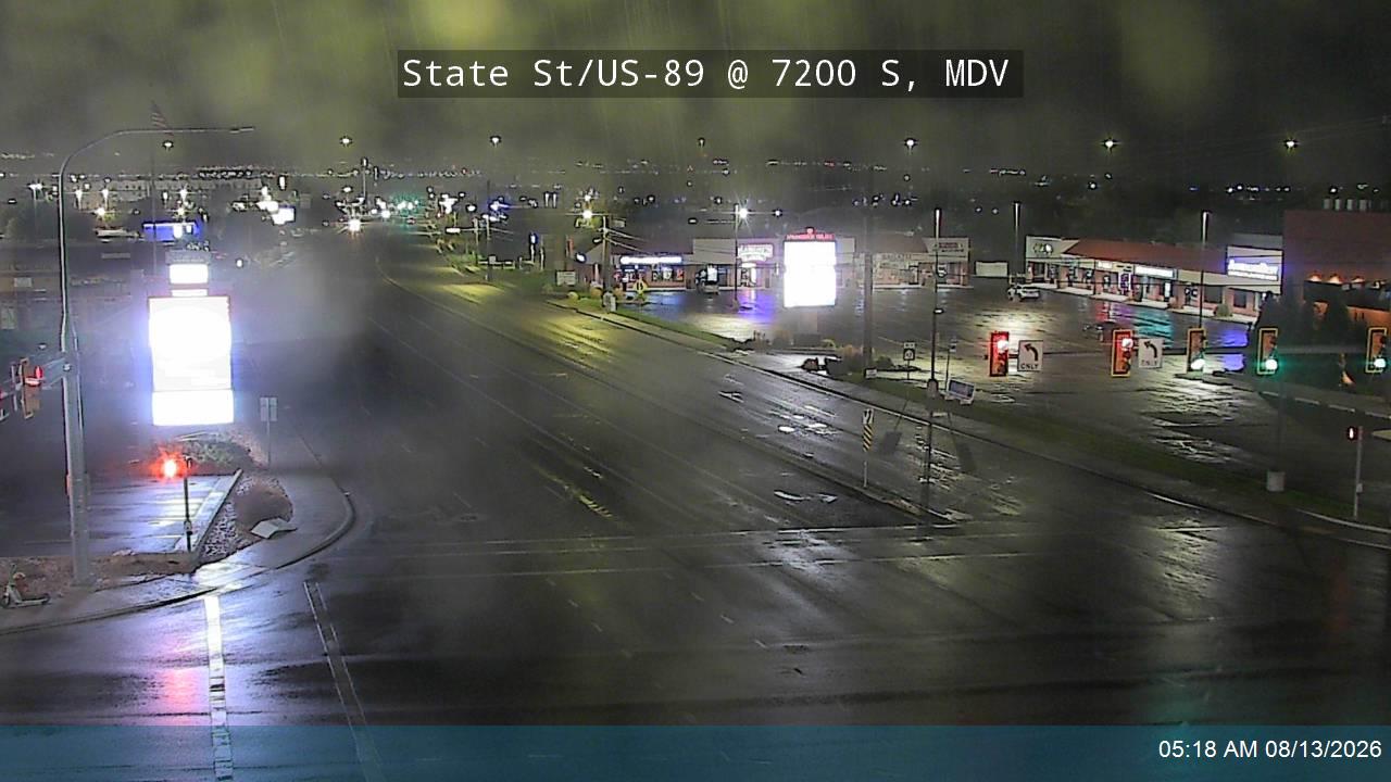State St / US-89 @ 7200 S / Fort Union Blvd / SR-48, MDV