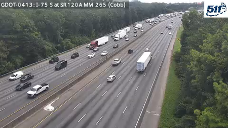 GDOT-0413: I-75 S at SR120A MM 264.7 (Cobb)