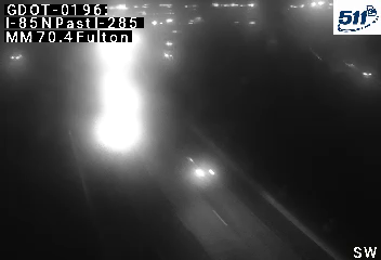 GDOT-0196: I-85 N past I-285 MM 70.4 (Fulton)