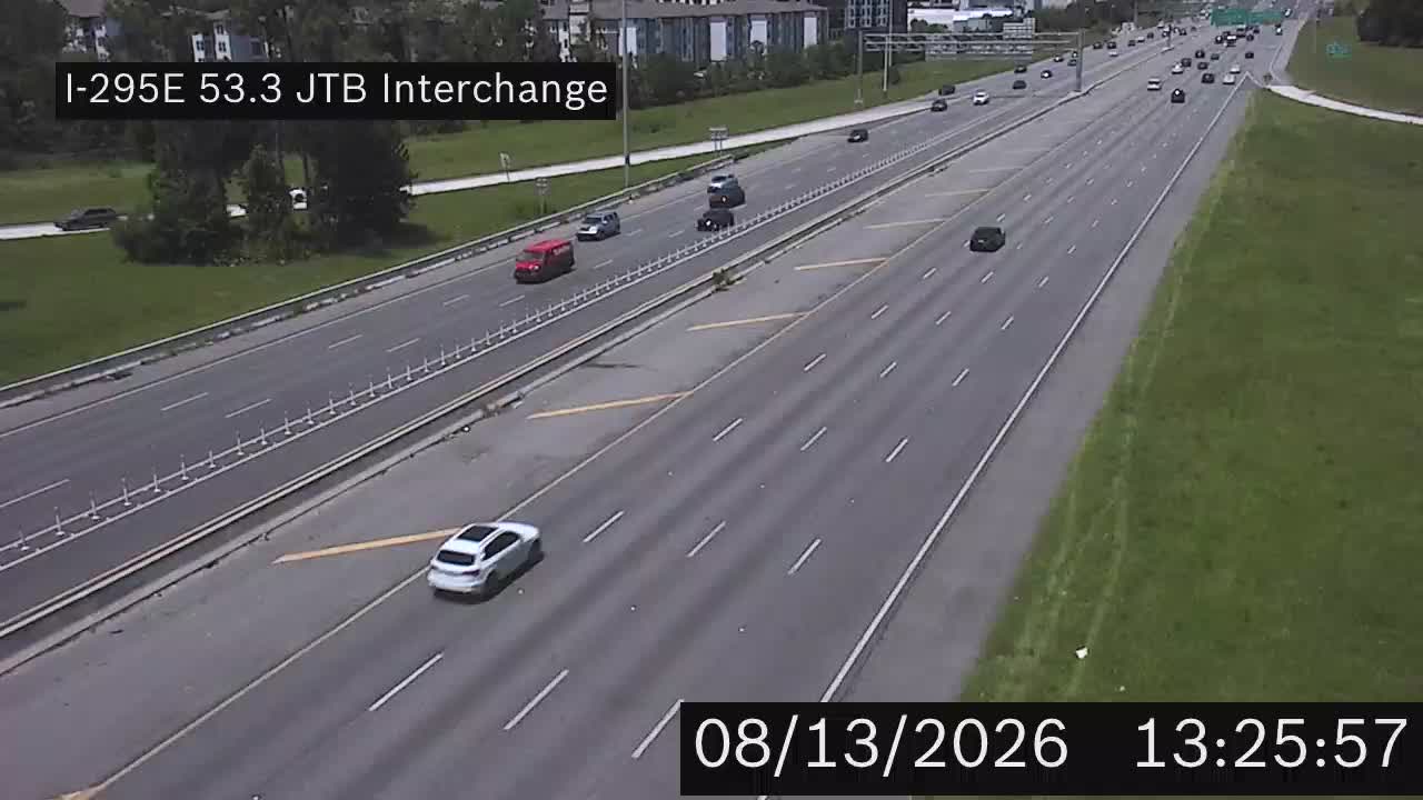 I-295 E at N JTB Interchange