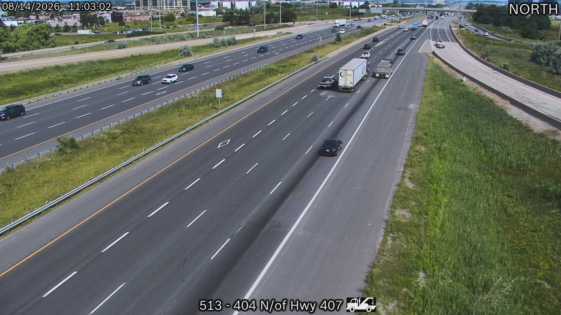 Highway 404 North of Highway 407