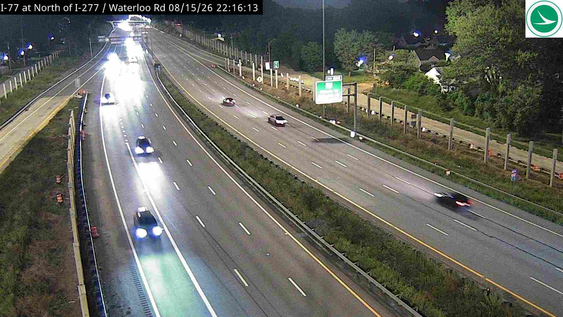 I-77 N of I-277 / Waterloo Rd