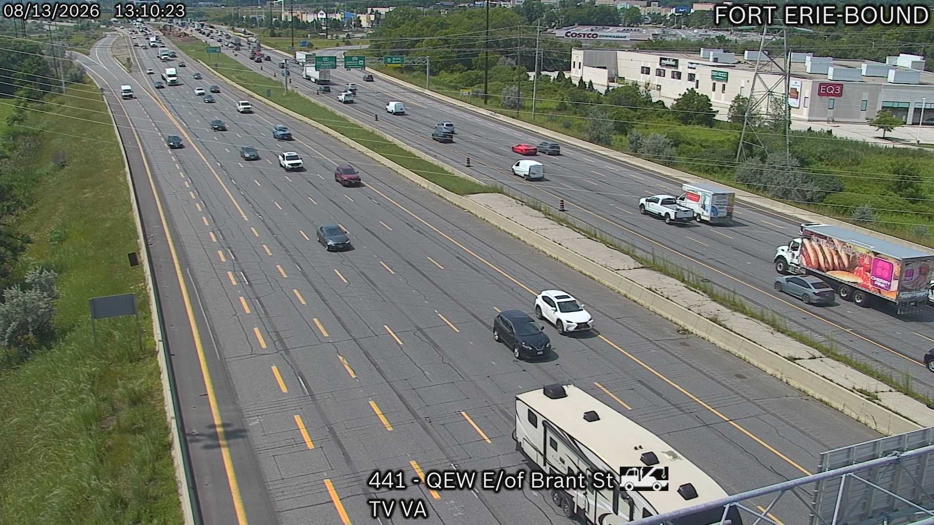 QEW East of Brant Street