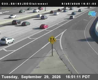 CA-163 - (C033) SB-163 : Just South Of Clairemont Mesa - South