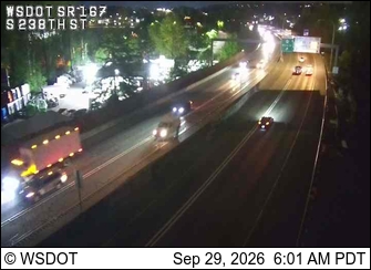 SR 167 at MP 20.3: S 238th St