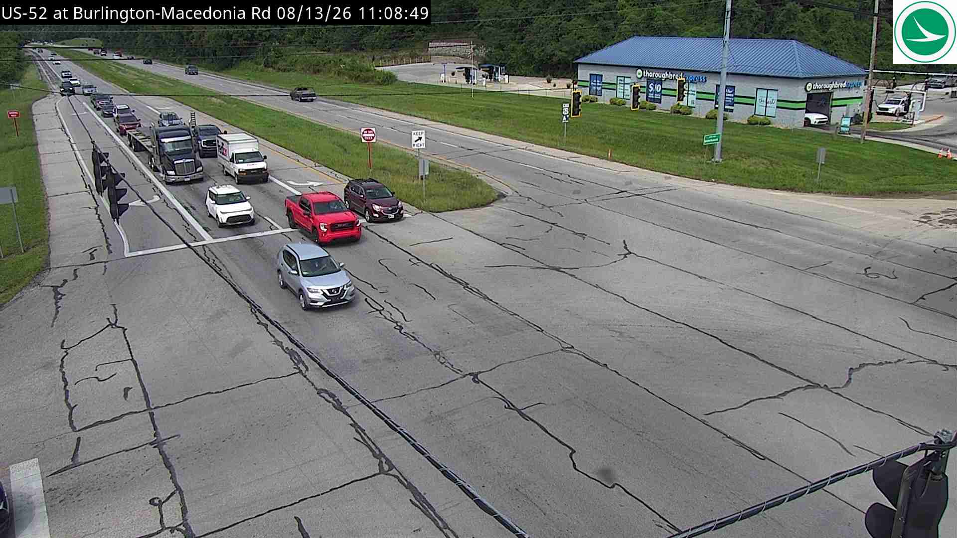 US-52 at Burlington-Macedonia Rd