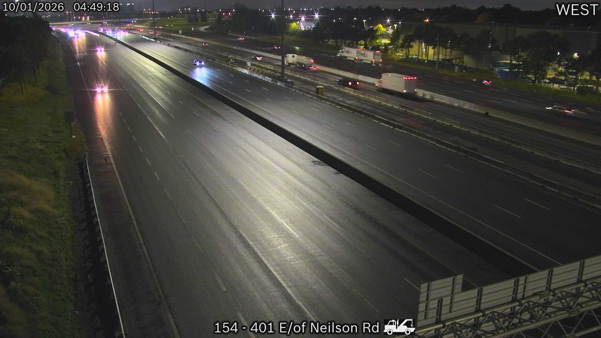 Highway 401 East of Neilson Road