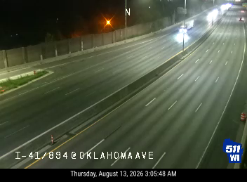 I-41/894/US 45  - I-41/894/US 45 at Oklahoma Ave