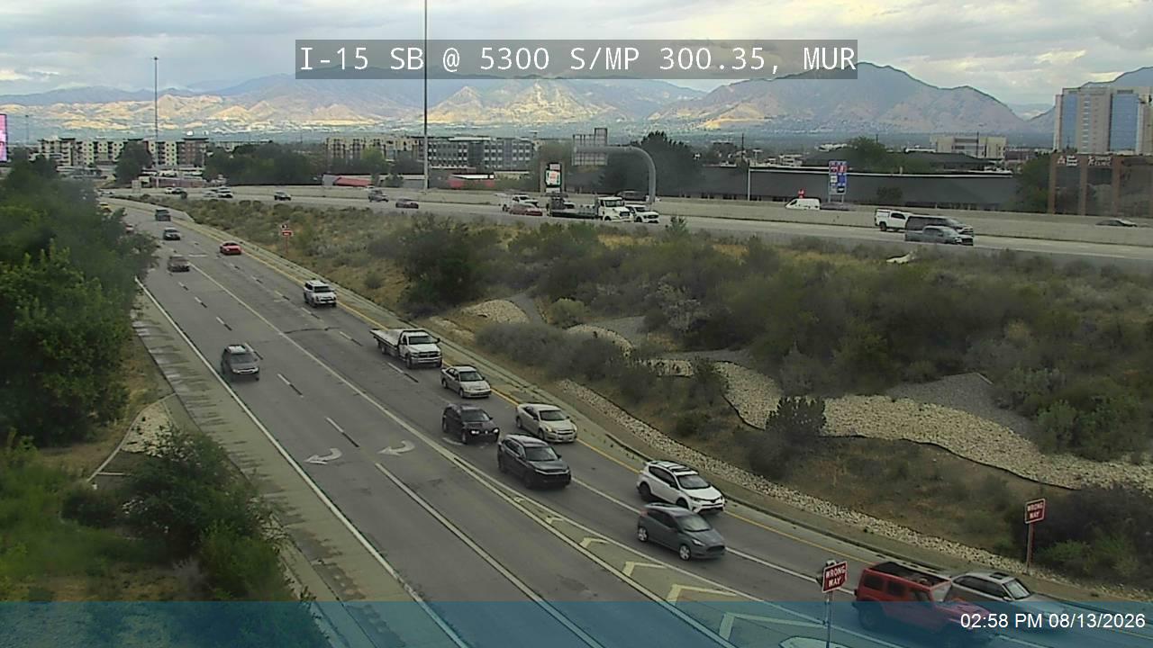 I-15 SB @ 5300 S / SR-173 / MP 300.35, MUR
