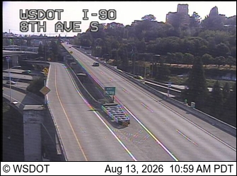 I-90 at MP 2.4: 8th Ave S, EB