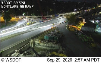SR 520 at MP 0.9: Montlake Blvd, North