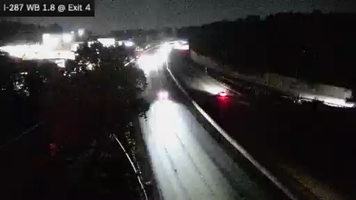 I-287 MP 001.80 WB at Interchange 4 (Knollwood Road)