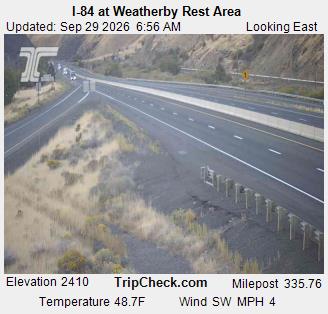 I-84 at Weatherby Rest Area