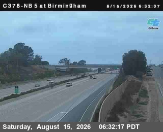 (C378) I-5: NB 5 at Birmingham