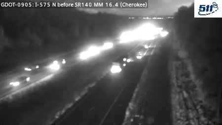 GDOT-0905: I-575 N before SR140 MM 16.2 (Cherokee)