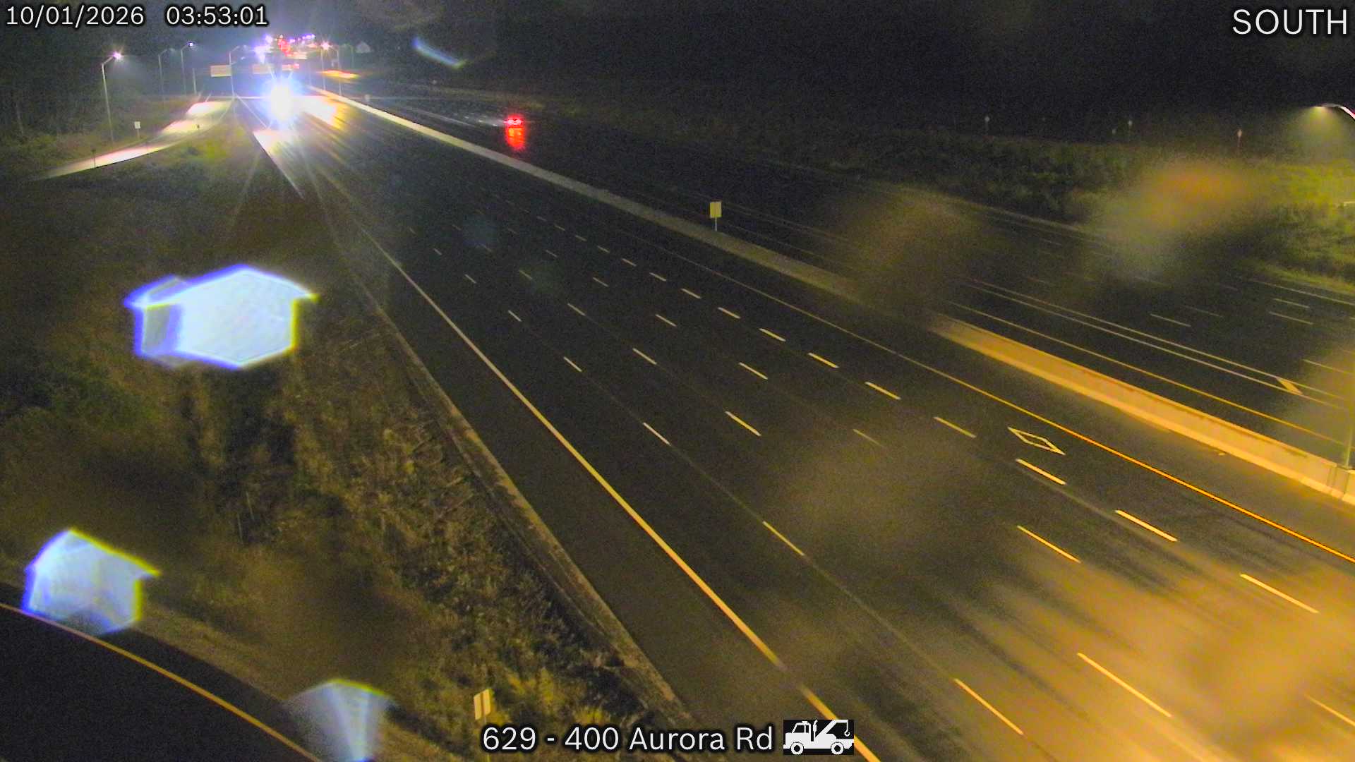 Highway 400 at Aurora Road