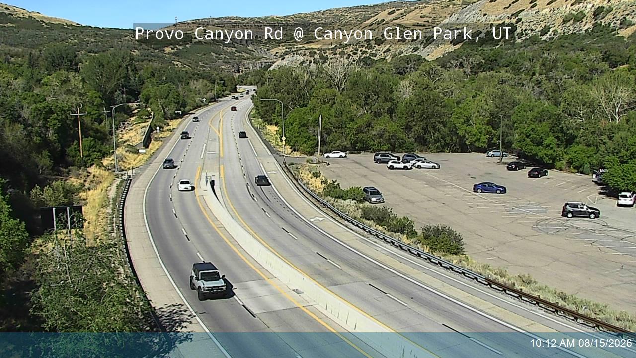 Provo Canyon Rd / US-189 @ Canyon Glen Park / MP 9.98, UT