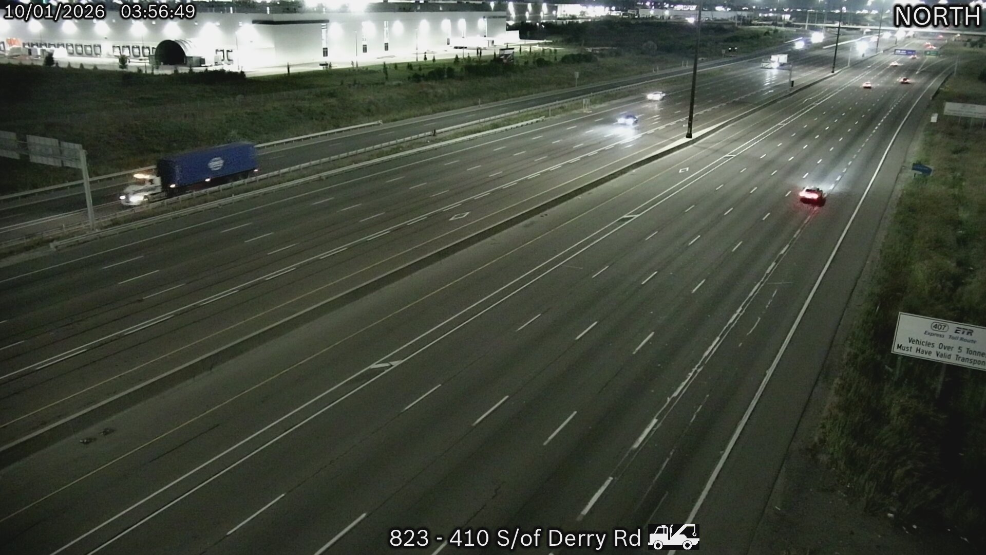 Highway 410 South of Derry Road