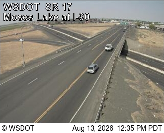 SR 17 at MP 50.8: Moses Lake at I-90