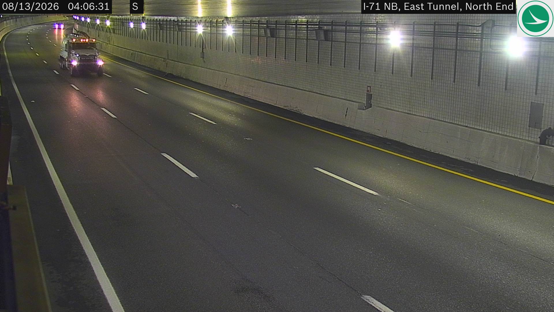 I-71 NB, East Tunnel, North End