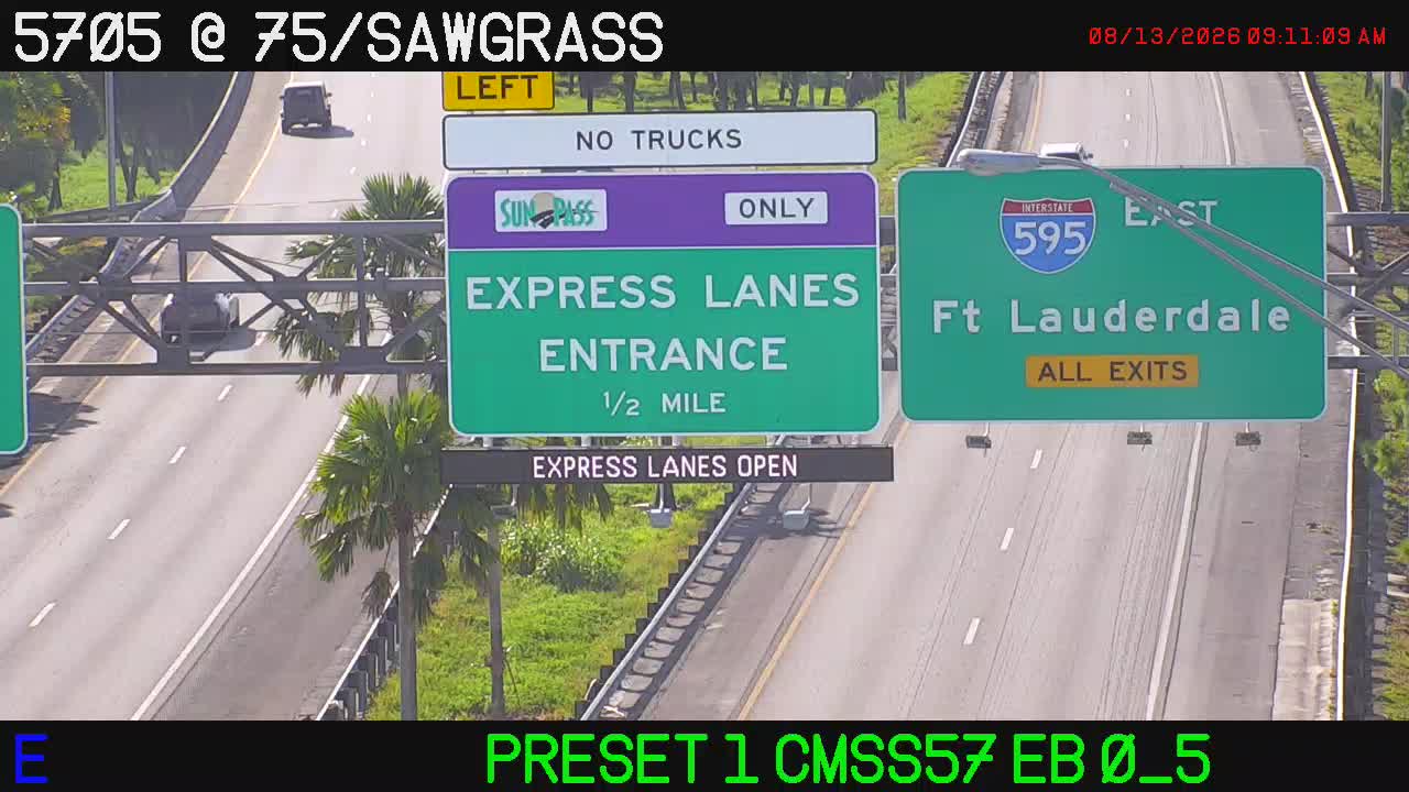5705 MP 0.5 (E of Weston Rd)
