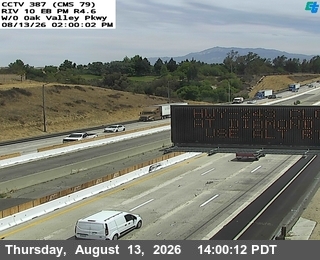 I-10 : (387) W/O Oak Valley Pkwy