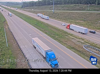I-39/90  - I-39/90 at County N