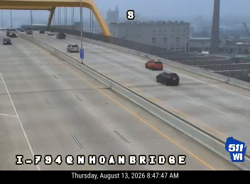 I-794  - I-794 at N of Hoan Bridge
