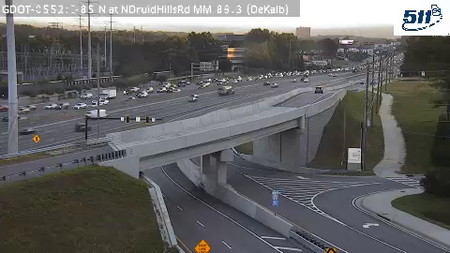 GDOT-0552: I-85 N at NDruidHillsRd MM 89.3 (DeKalb)