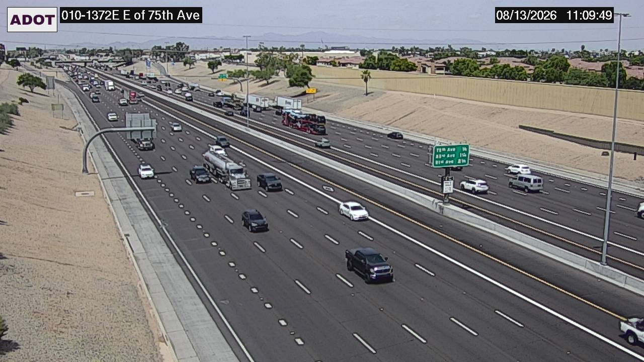 I-10 - I-10 @E of 75th Ave