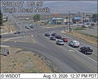 US 97 at MP 292: Engh Rd (View North)