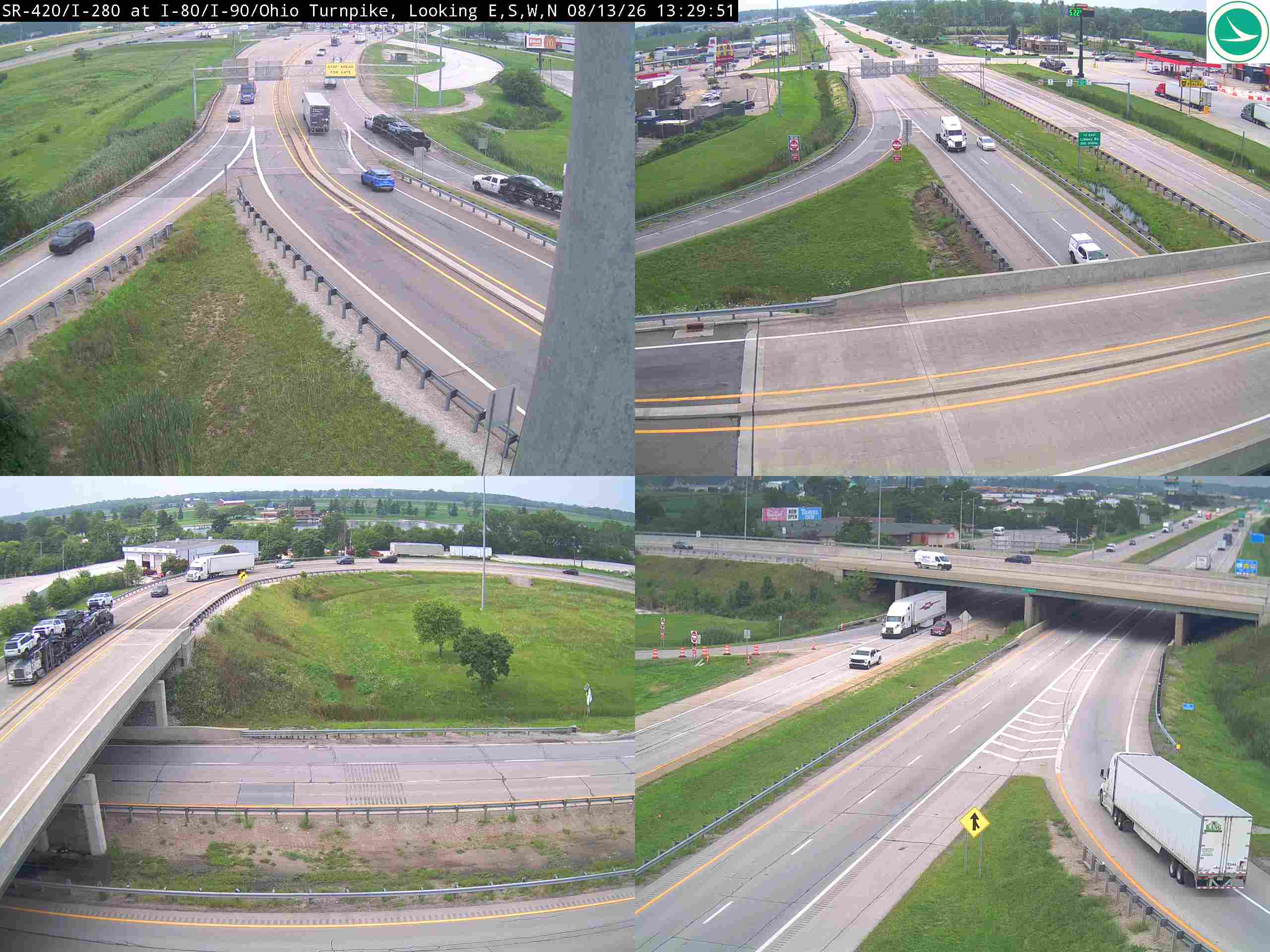 SR-420/I-280 at I-80/I-90/Ohio Turnpike