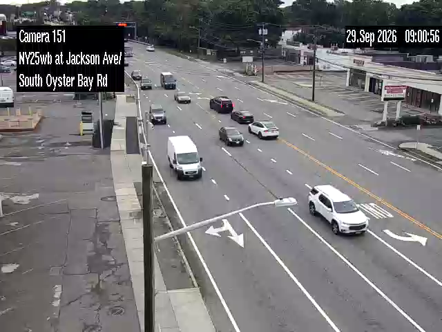 NY 25 at South Oyster Bay Rd. and Jackson Ave.