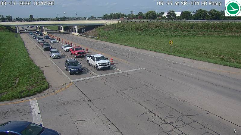 US-35 at SR-104 EB Ramp