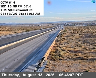 I-15 : (614) South of Lenwood Road