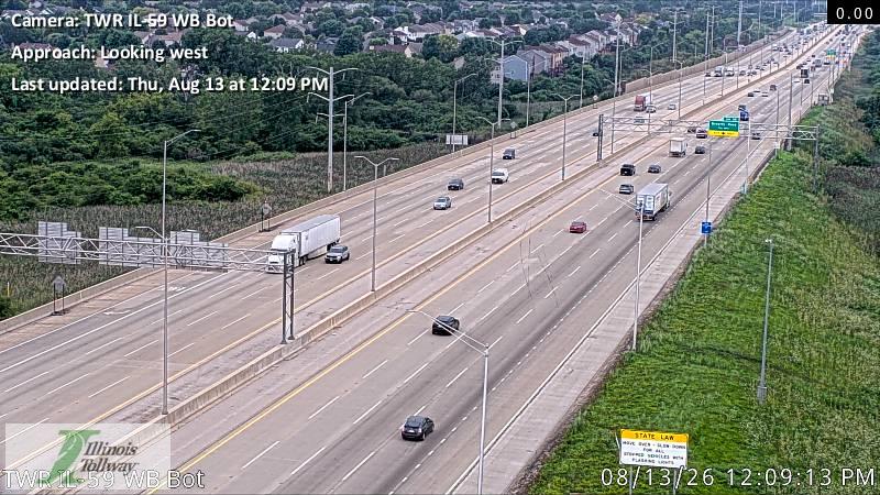 I-90 at Illinois Route 59