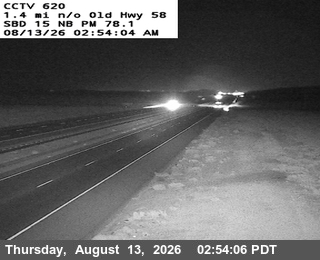 I-15 : (620) n/o Old Hwy 58