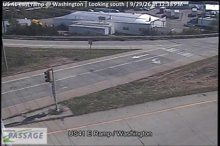 US 41 east ramp at Washington