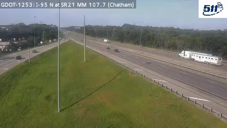 GDOT-1253: I-95 N at SR21 MM 107.7 (Chatham)