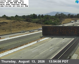 I-10 : (387) W/O Oak Valley Pkwy